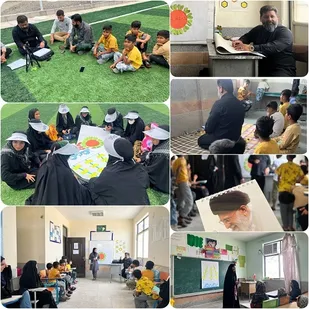 حضور گروه جهادی خواهران دانشجویی در روستای توکل آباد و دهپیش شهرستان کهنوج