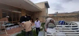 توزیع 320 بسته بهداشتی در لردگان