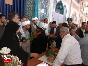 تجلیل از سربازان نمونه سپاه و فراجا، در نماز جمعه شهرستان نظرآباد