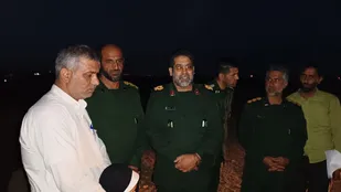 بازدید فرمانده سپاه الغدیر استان یزد از لوله گذاری روستاهای بخش چاهک