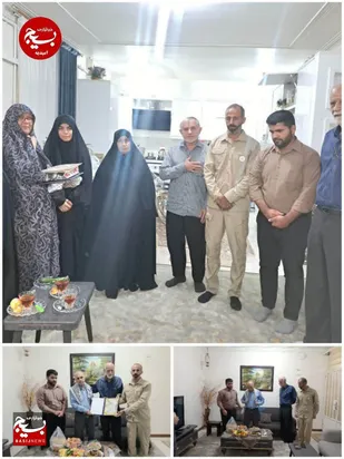 دیدار مسئولان با خانواده شهدای میانکوه