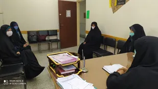 جلسه مربیان طرح شهید بهنام محمدی حوزه بسیج دانش آموزی حوزه کوثر شاهرود