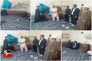 تقدیر و تشکر از خانواده شهید رحیم بخش باور از شهدای حوزه کارگری در شهرستان کنارک