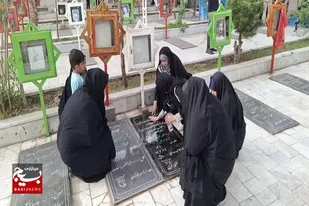 غبارروبی مزار شهدا؛ عطر ایثار در گلزار زاهدان