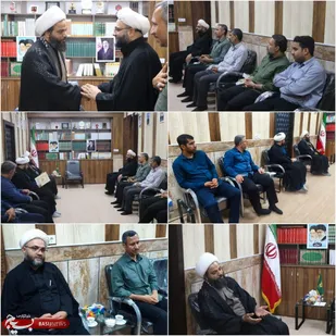 مسئول نمایندگی ولی فقیه سپاه امام سجاد ع هرمزگان با امام جمعه شهرستان خمیر دیدار و گفتگو نمود
