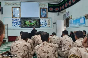 مراسم عزاداری سرور و سالار شهیدان در سپاه تویسرکان