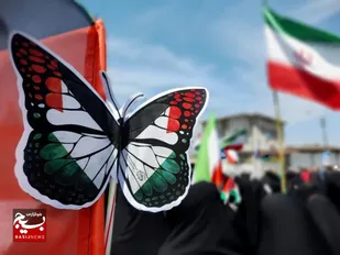 حضور باشکوه دختران و بانوان بسیجی شهر امیرکلا در راهپیمایی روز قدس