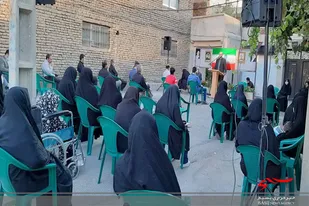 برگزاری آبروی محله ویژه&zwnj;برنامه هفته دفاع مقدس به همت حوزه حضرت فاطمه (س) همدان