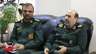 دیدار فرمانده سپاه امام حسن مجتبی (ع)، با مدیرکل صدا و سیما استان البرز