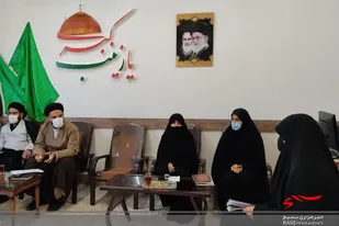 جلسه معاون تعلیم و تربیت ناحیه دامغان با مسئولین حوزه های خواهران برگزار شد