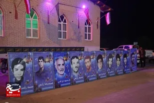 برگزاری مراسم سال روز شهادت سردار سلیمانی در روستای درازی
