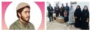 دیدار با خانواده شهید سید مهدی مصطفوی در زرند برگزار گردید