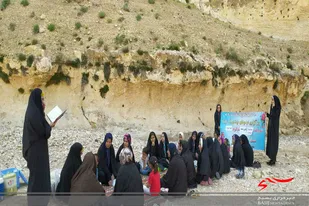 برگزاری اردوی جهادی یک روزه حوزه کوثر شهرستان فامنین