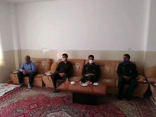 دیدار با خانواده ایثارگران و رزمندگان شهرستان کوهبنان به مناسبت هفته دفاع مقدس
