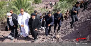 افتتاح پروژه خدمات رسانی در روستای تنگ شاه عنبر آباد به  برکت سفر رئیس جمهور به کرمان