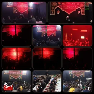 برگزاری مراسمات عزای حسینی در حسینیه شهدای بازار خرمشهر