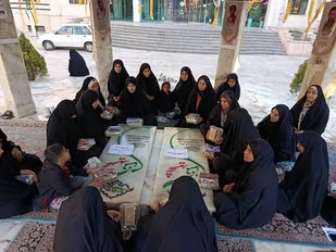 اعزام 40نفرخواهر بسیجی ازاغاجاری به استان قم