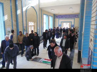 گلباران قبور مطهر شهدا در پیربلوط