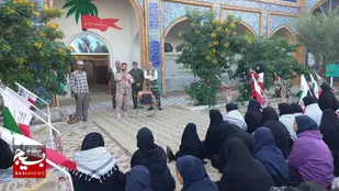 خاطره گویی رزمندگان دوران دفاع مقدس در سفر راهیان نور
