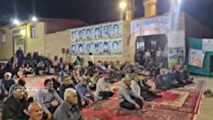 پانزدهمین یادواره ۹ شهید روستای رشک علیا زرند برگزار شد