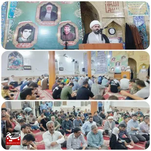 مراسم گرامیداشت سالگرد شهادت شهیدان عباس و محمد تاجبخش در گتوند برگزار شد