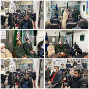نشست دهه فجر در حوزه بسیج شهیدهمت پیشوا