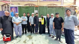 مادر شهیدان لبنانی فرزندانش را نذر حسین(ع) کرد