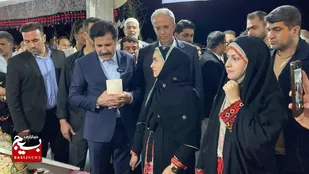 گفت&zwnj;وگوی صمیمی معاون رئیس&zwnj;جمهور با هنرمندان روستای ملی حصیربافی لاشار