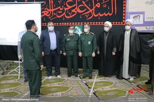 مراسم تکریم و معارفه معاون سلامت و دفاع زیستی سپاه کربلا