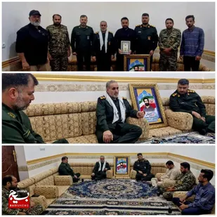 با حضور فرمانده ناحیه بسیج؛ خانواده شهید سوسنگردی تکریم شدند