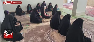 برپایی سفره صلوات در روستای شهریار