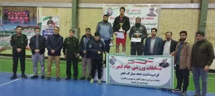برگزاری مسابقات فوتسال گروههای جهادی سپاه ناحیه کرمانشاه بمناسبت گرامیداشت دهه مبارک فجر