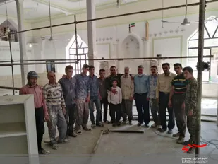 بازسازی حسینیه روستای رئین بجنورد توسط گروه جهادی سیدالشهدا