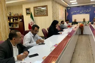 جلسه هیئت اندیشه ورز حوزه ادارات شهرستان سراوان برگزار شد