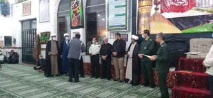 برگزاری تکریم و معارفه فرمانده پایگاه بسیج و مدیر محله اسلامی شهرک شهید بهشتی شاهرود