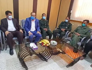 دیدار نماینده مردم شرق هرمزگان با  فرمانده سپاه جاسک