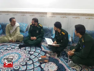 دیدار با رزمنده دوران ۸سال دفاع مقدس در راسک