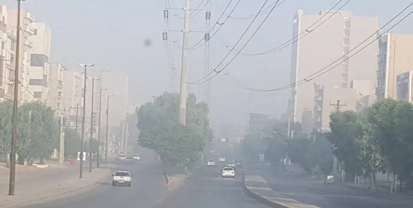 آلودگی هوا در چهار شهر شوش، اندیمشک، شوشتر و گتوند استان خوزستان |۵ مهر ۱۴۰۵