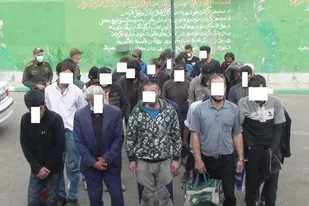 جمع آوری 61 معتاد متجاهر در چهارباغ