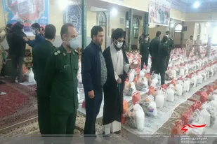 توزیع 2600 بسته معیشتی در شهرستان&zwnj;های رزن و درگزین