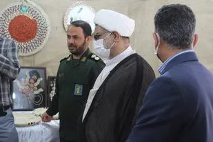 بازدید فرمانده سپاه شهرستان کنگان از کارگاه صنایع دستی
