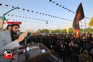 "اجتماع باشکوه قافله عزای پیامبر اعظم (س) در شهر اصفهان"