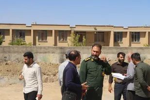 بازدید فرمانده ناحیه مقاومت بسیج همدان از پروژه&zwnj;های عمرانی در حال اجرا