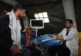 روایتی از فرشتگان سفیدپوش در جاده کربلا