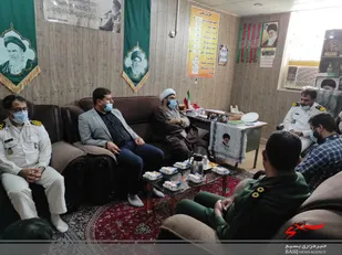 بازدید معاونت اجرایی سپاه امام صادق(ع)استان بوشهر از پایگاه مقاومت بسیج شهید حرآبادی شهرستان بوشهر