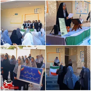 برگزاری جشن ولادت حضرت زینب &laquo;س&raquo; و روز پرستار در دبیرستان دخترانه زرین کوب ۲