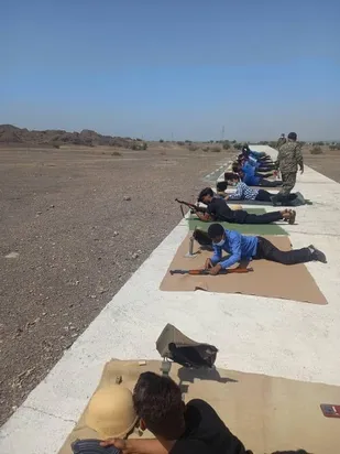 حضور ۳۰۰ نفر از دانش آموزان رودانی در اردوی میدان تیر