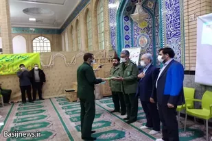 آیین تکریم و معارفه فرمانده حوزه شهید &laquo;خادم&zwnj;پر&raquo; همدان