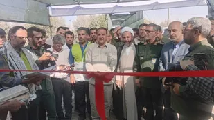 بیمارستان سیار ۳۲ تخت&zwnj;خوابی سپاه در مرز مهران افتتاح شد