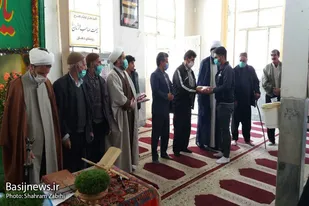 تقدیر از بسیجیان حائز رتبه کشوری در روستای دهلق ملایر